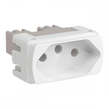 Imagem de Modulo Schneider Miluz 1 Tomada 10A. 2P+T. Branca - S3B70340, Branco