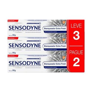 Imagem de Creme Dental Sensodyne Extra Fresh 3 Un. 90g