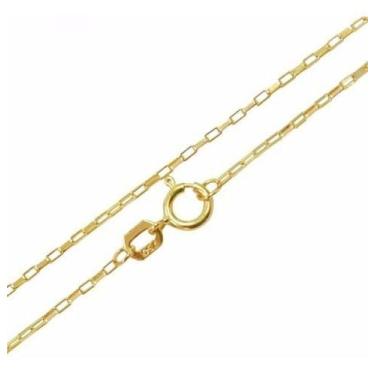 Imagem de Cordão Corrente Masculino Elo Quadrado 60cm Em Ouro 18k750 - RD Magazi