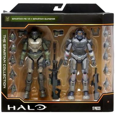 Imagem de HALO The Spartan Collection Series 5 Spartan Mk VII + Spartan Gungnir Action Figure 2-Pack, HLW0251