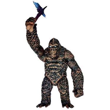 Imagem de TwCare King Kong with Ax vs Godzilla Action Figure 6.5” Fight Mode Gorilla Ape Solid Wild Movie Series