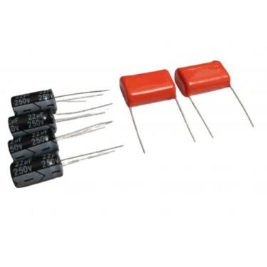 Imagem de Kit 4 Capacitor Corneta 22x250 + 2 Capacitor 2m2x250 Tweeter - JHOLSOM
