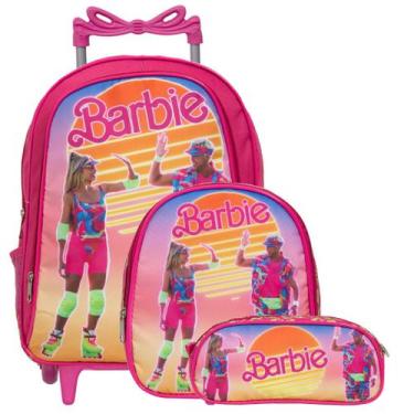 Imagem de Mochila Infantil Feminina Rodinhas Barbie Ken Com Lancheira - TOYS 2U
