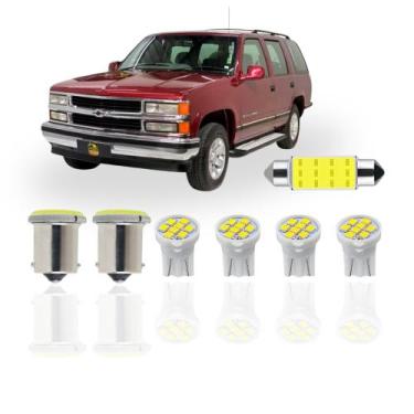 Imagem de Kit Lâmpada led Chevrolet Blazer 1995 a 2000 Farolete Ré Placa Teto t1
