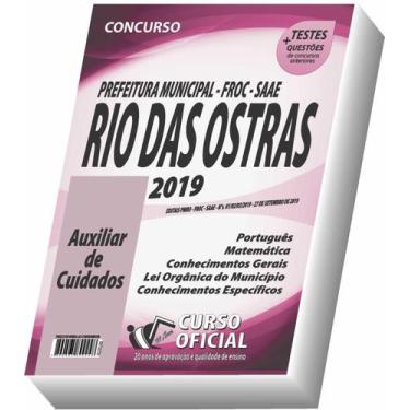 Imagem de Apostila Rio das Ostras - Auxiliar de Cuidados - CURSO OFICIAL