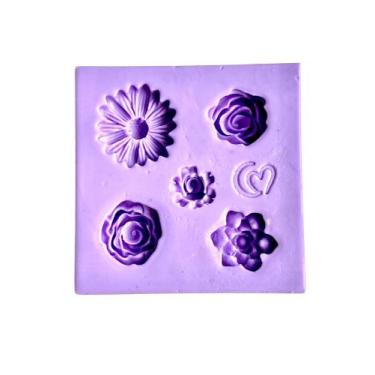 Imagem de F1751 molde de silicone mini flores confeitaria biscuit - confeitaria 