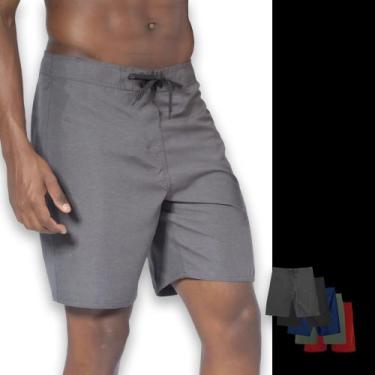Imagem de Shorts SURF LISO Mauricinho Bermuda Praia Academia Tactel Verão 1043 -