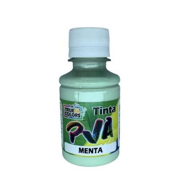 Imagem de Tinta Pva Fosco Cores Claras 100ml True Colors, MENTA
