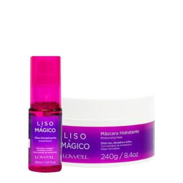 Imagem de Kit Lowell Liso Mágico Máscara Oil (2 produtos)
