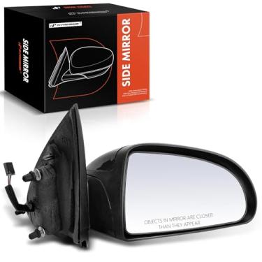 Imagem de A-Premium Espelho retrovisor elétrico do lado do passageiro - compatível com Chevrolet Cobalt 2005-2010 e Pontiac G5 2007-2010 - Espelho retrovisor externo preto dobrável manual não aquecido -