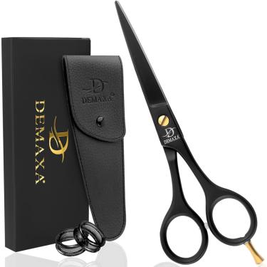 Imagem de Tesoura de cabelo demaxa Professional de 16,5 cm em aço inoxidável premium