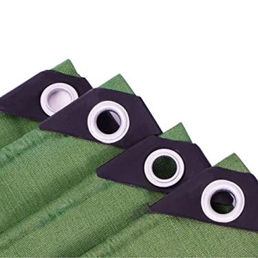 Imagem de Lona verde impermeável capa de lona forte com ilhós 0,75 mm de espessura lona lona resistente à chuva tenda de dossel 5mx8m (tamanho: 3x3m)