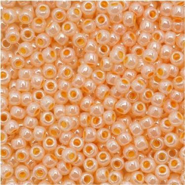 Imagem de Toho Contas redondas de sementes 11/0#904 'Ceilão Damasco' Tubo de 8 gramas