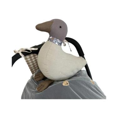 Imagem de Boneca Girafa Bebê Brinquedo De Lona Travesseiro Confortável Infantil 