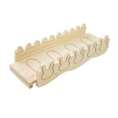 Imagem de IEUDNS Decoração de habitat para casa de, para dormir, esconderijo de hamster de madeira maciça, brinquedo de atividade para pequenos animais de, Style B