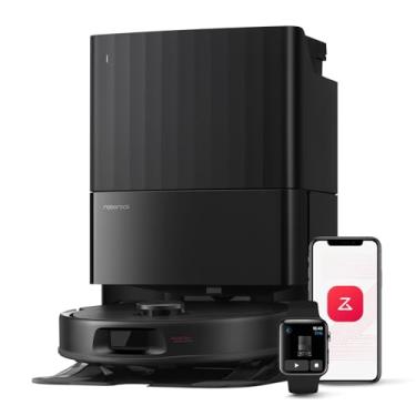 Imagem de Roborock Série Qrevo Robô Aspirador e Mop, Sucção de 8000 Pa, Melhoria do Qrevo S, Escovas Anti-Emaranhamento, Prevenção Inteligente de Obstáculos, Lavagem Automática com Mop, Preto (QV 35A)