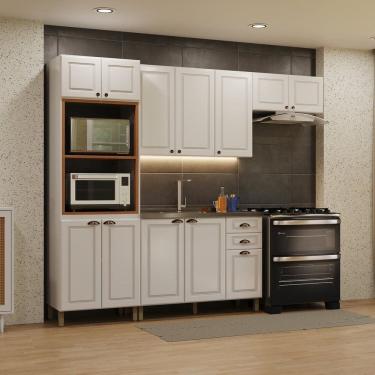 Imagem de Cozinha Completa 4 Peças sem Tampo Paris Branco