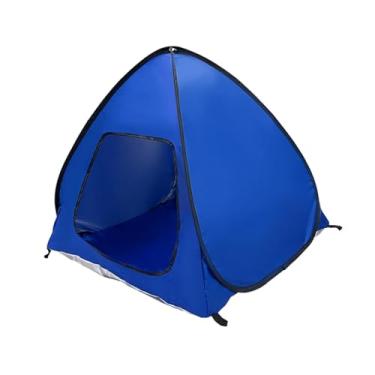 Imagem de Generic Tenda para animais de estimação ao ar livre, dobrável, com cobertura solar, leve, mini tenda para ambientes internos e externos, para cães, gatos, Azul, 40x37x43cm