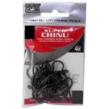 Imagem de Kit 30 Anzol Pesca Super Chinu 4X Black Marine Sports N-10