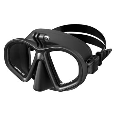 Imagem de Zxpjkyu Óculos de Mergulho, óculos de Snorkel, Equipamento de Mergulho Profissional, Equipamento de Mergulho com Snorkel, Natação Subaquática, Preto