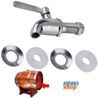Imagem de Torneira Inox para Barril chops Cerveja Bebedouros - TOR52741 - Casa H