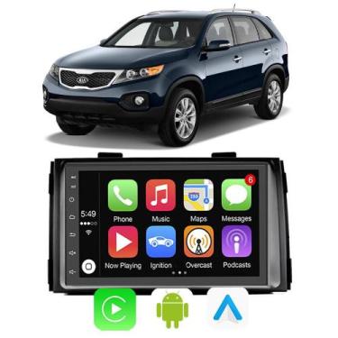 Imagem de Kit Multimidia Kia Sorento 2010 2011 2012 7"  Android Auto CarPlay Com