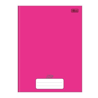 Imagem de Caderno brochurão capa dura univ 96 fls D Mais Rosa Tilibra