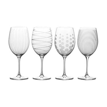 Imagem de Mikasa Taça de vinho Cheers Bordeaux, conjunto de 4, 680 g, transparente