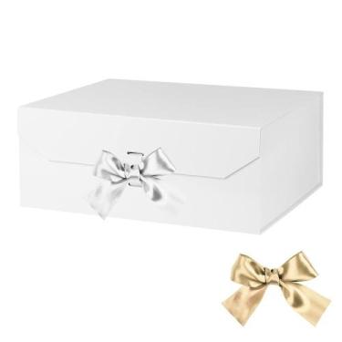 Imagem de Caixa de presente GoooodGift dobrável 33x28x13 cm com fita