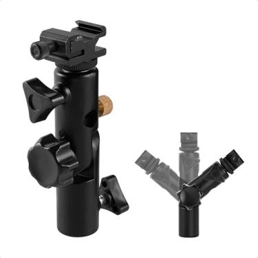 Imagem de SOU FOTO Suporte Holder para Flash Dedicado Speedlit e Sombrinhas Reforçado em Metal Com Sapata Removível e Conexão de 1/4" | SPF-02