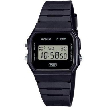 Imagem de Relógio Casio F-91WB-1ADF Alarme Cronômetro-Unissex