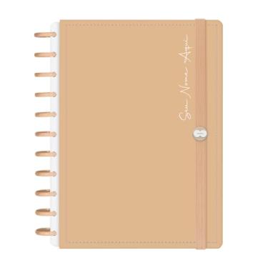 Imagem de Caderno De Disco Iscool Inteligente 140 Folhas Personalizado Solid Colors Nude G+