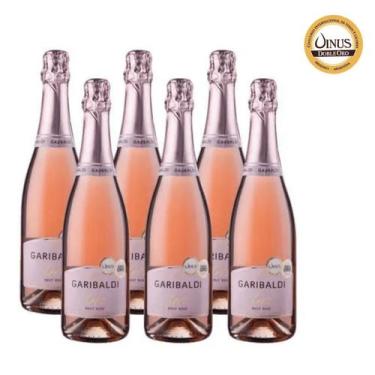 Imagem de Espumante Rose Brut Garibaldi Vero 750ml Caixa c/ 6 unidades