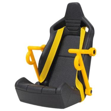 Imagem de Ventilação do suporte do telefone do carro, suporte do telefone do assento de corrida,Berço para automóvel com design de assento de corrida com cinto de segurança para smartphones | Suporte de telefon