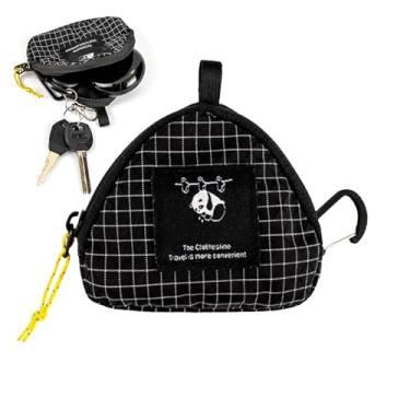 Imagem de Varal portátil para viagens,Varal portátil para viagens internas - Corda para secar roupa,Varal de acampamento ao ar livre, portátil à prova de do varal do curso, corda de secagem da lavanderia