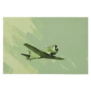 Imagem de Wassud Tapete de porta plano verde 61 x 89 cm, tapete de área lavável antiderrapante com suporte de borracha, tapete macio e macio para sala de estar, quarto, entrada, entrada