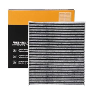 Imagem de Filtro de ar de cabine com carvão ativado compatível com Toyota Camry, Corolla, RAV4, Prius, Highlander, Sienna, Venza, Crown, Lexus ES350, ES300h, NX250, RX350, RX450h, Subaru Outback, Mazda CX9 e
