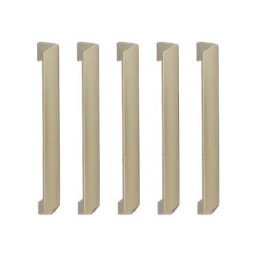 Imagem de 4 Pçs Puxador Guarda Roupa Gaveta Comoda Moderno 355 192mm (Champagne)