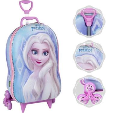 Imagem de Mochila Mala escolar infantil de 3 rodinhas e Relevo 3D - Max Toy, Els