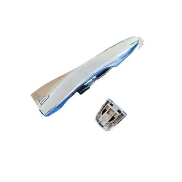 Imagem de Maçaneta externa cromada compatível com Nissan Altima, Teana e Pathfinder (2013-2018) com botões e cabos de sensor.(Left)