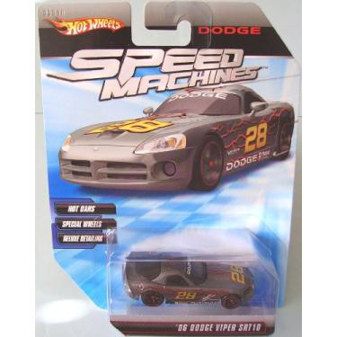 Imagem de Hot Wheels Speed Machines '06 Dodge Viper SRT10 SILVER 1:64 Scale,Gray