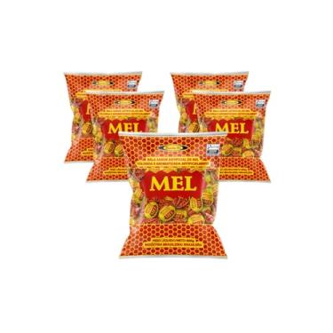 Imagem de Santa Fe Bala Mel, Kit 5 Pacotes, 600g