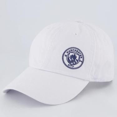 Imagem de Boné Manchester City 6 Gomos Branco e Marinho, Único