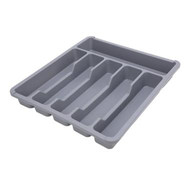 Imagem de Dioche Organizador de Gaveta de Cozinha Organizador de Talheres Premium ABS Bandeja de Talheres Suporte de Utensílio para Armazenamento de Cozinha Organizando Colheres Garfos