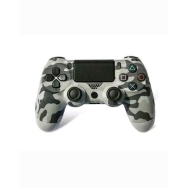 Imagem de Controle Compatível Para Ps4 Camuflado Joystick Ps4 Pc Camuflado Gamer