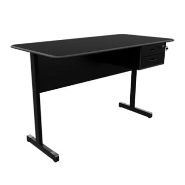 Imagem de Mesa Escrivaninha para Escritório/Estudos Reforçada com 2 gavetas 1,20 x 0,60