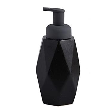 Imagem de Dispensador de sabão líquido para cozinha, espuma, imprensa, dispensador de sabão líquido de cerâmica, garrafa de descarga de pressão, garrafa de emulsão de pressão, gel de banho, água, vaso sanitário