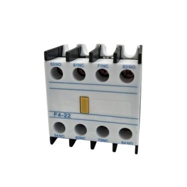 Imagem de Conector de bloco de contato auxiliar F4-22 2NO 2NC para contator