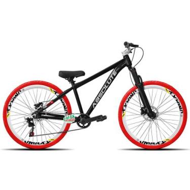 Imagem de Bicicleta Aro 26 Absolute Nero 5 Tamanho 15 1V Cubo Barulhento, Preto,