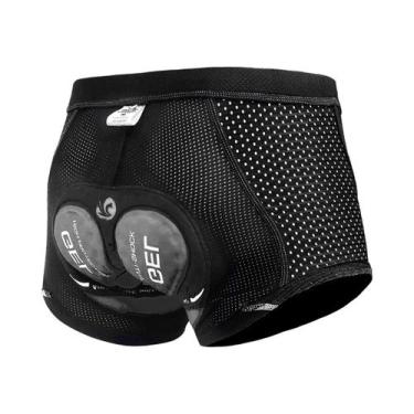 Imagem de Shorts De Ciclismo Masculino Com Almofada De Gel 5D Respirável E Antid